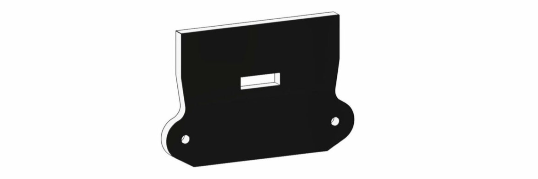 Торцевая заглушка 3см Slim