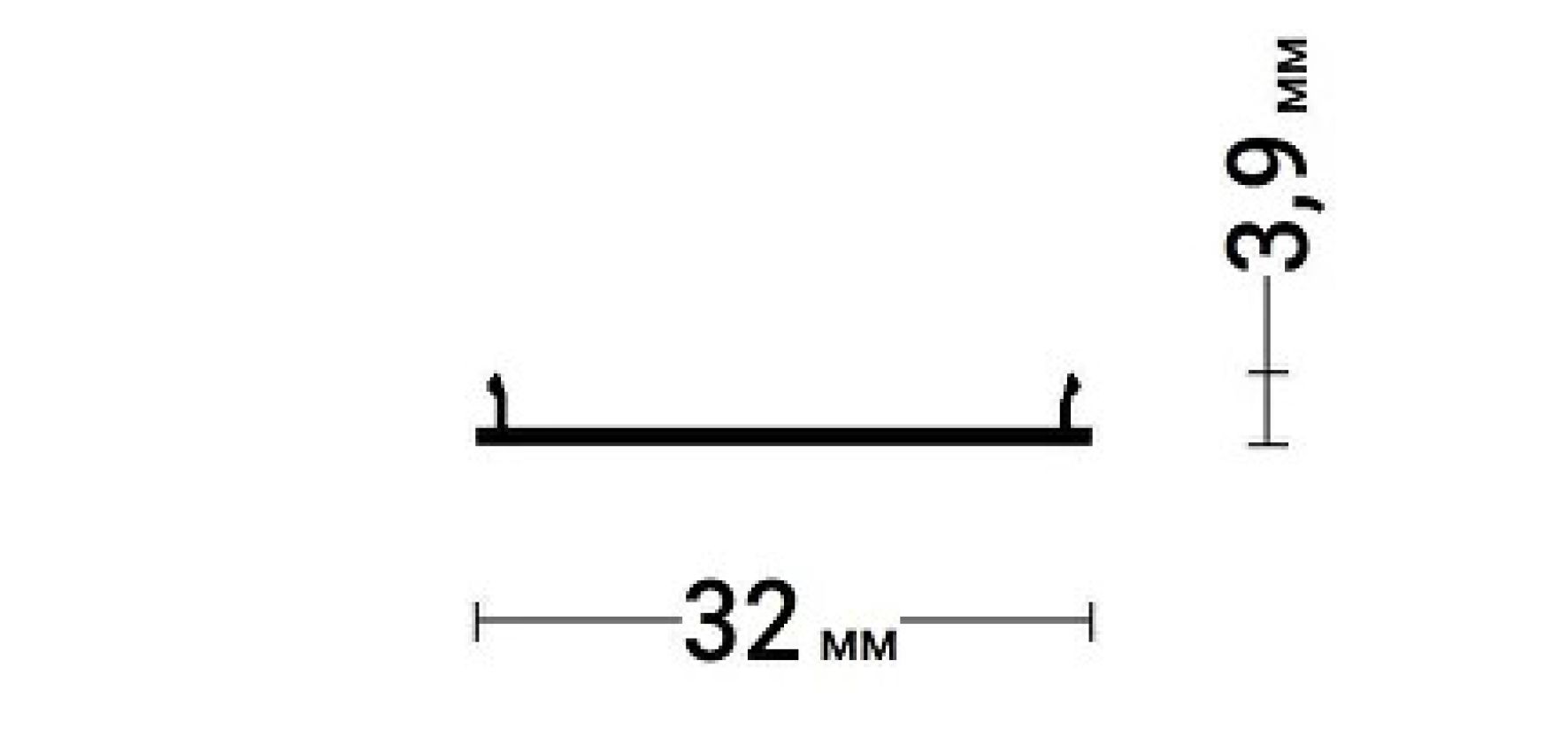 Экран 30 мм SCREEN 30 BLACK