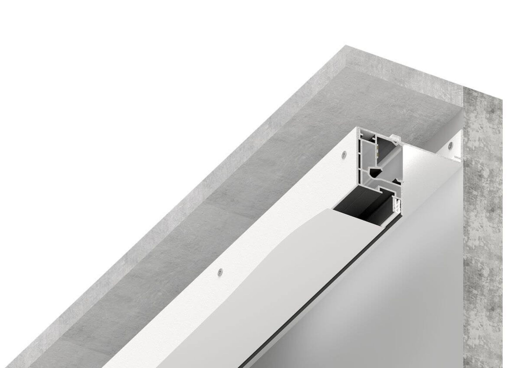 Парящий профиль белый SLOTT VILLAR KIT