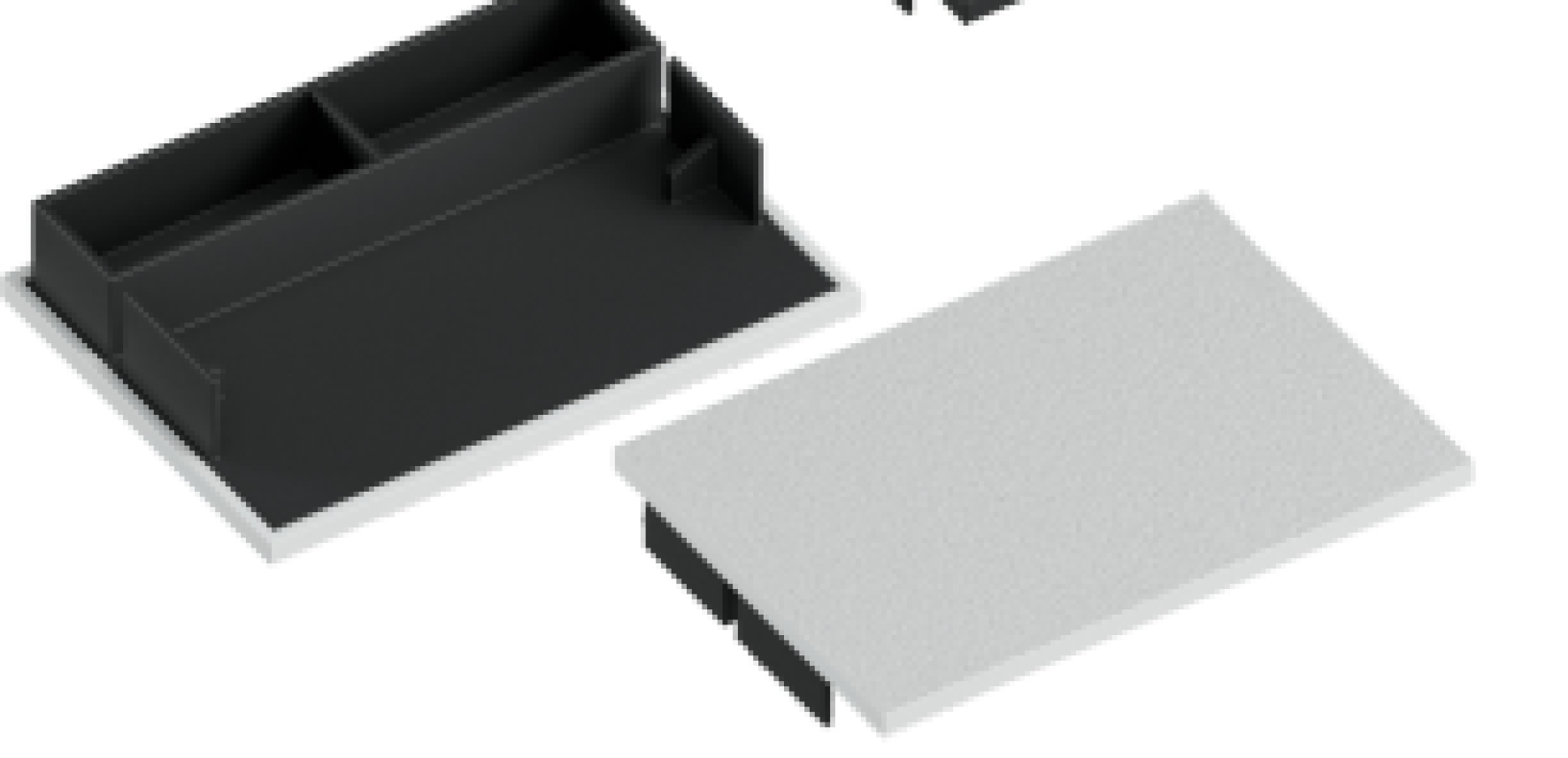 Торцевая заглушка белый муар 45 мм.