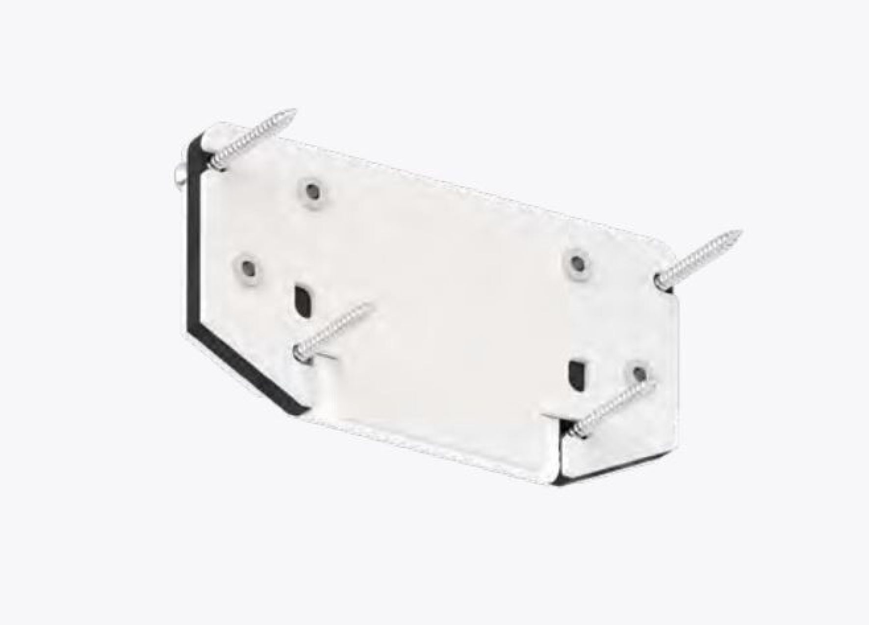 Торцевая заглушка  SLOTT 35, белая