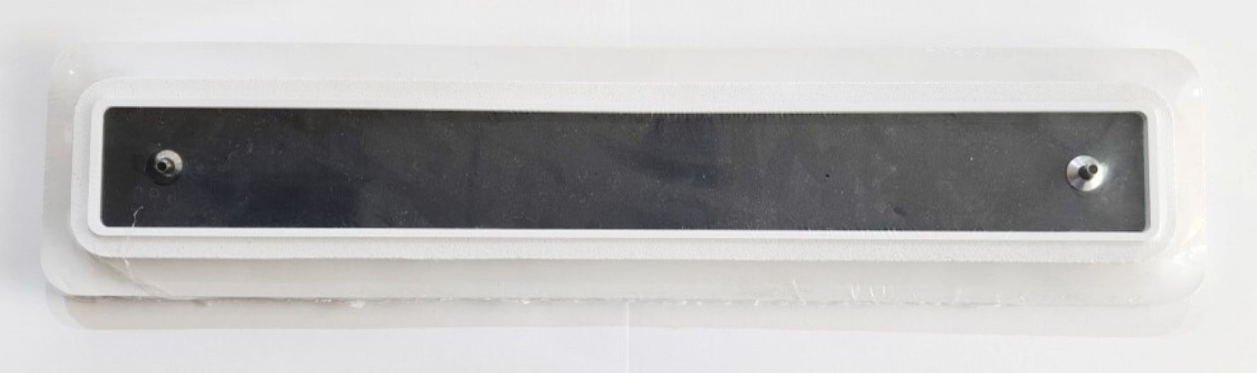 Двойное утопленное крепление для тросиковой люстры, черное, 390*45мм