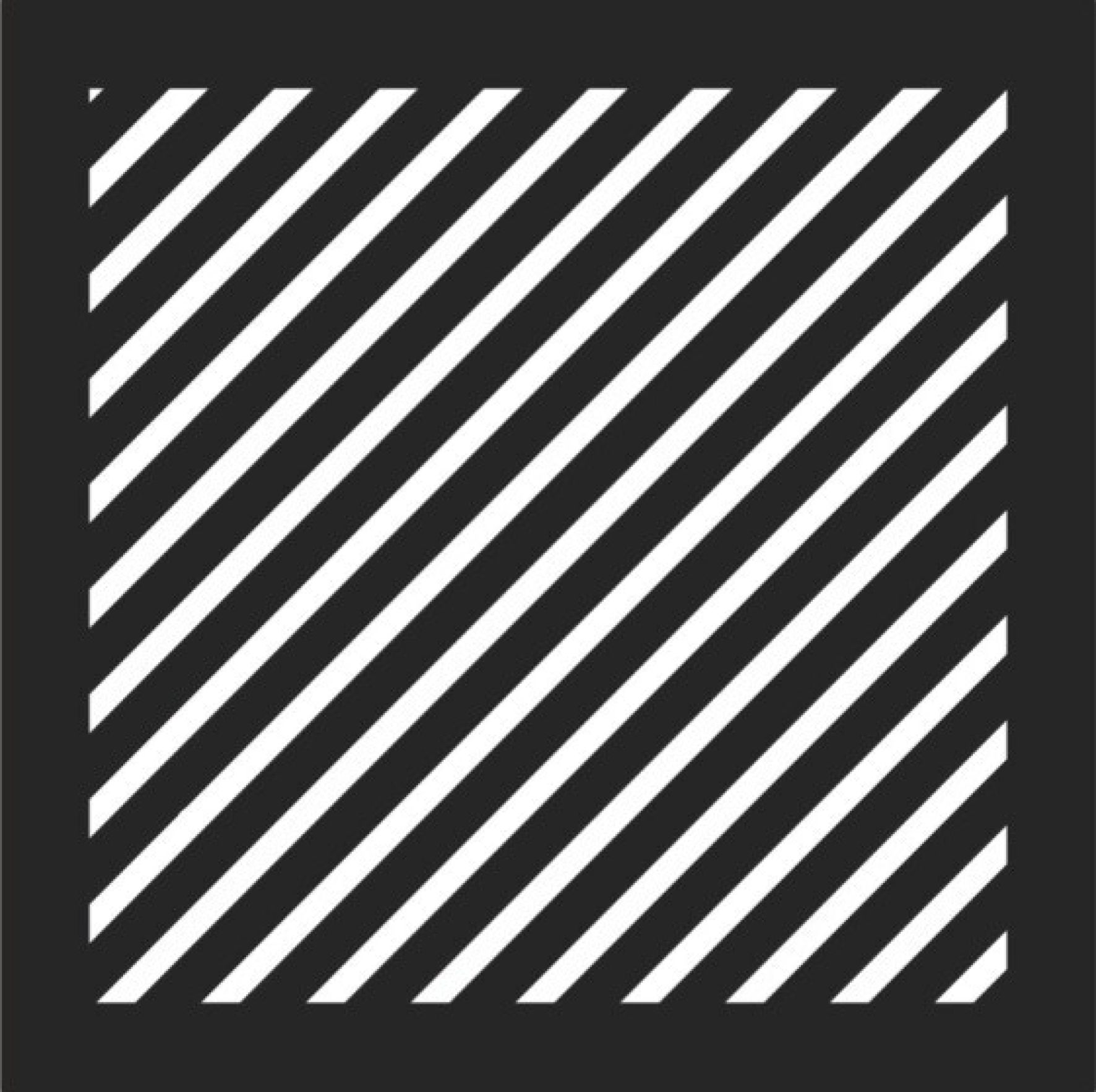 Решетка магнитная, черная, квадратная (диагональные линии) 200*200