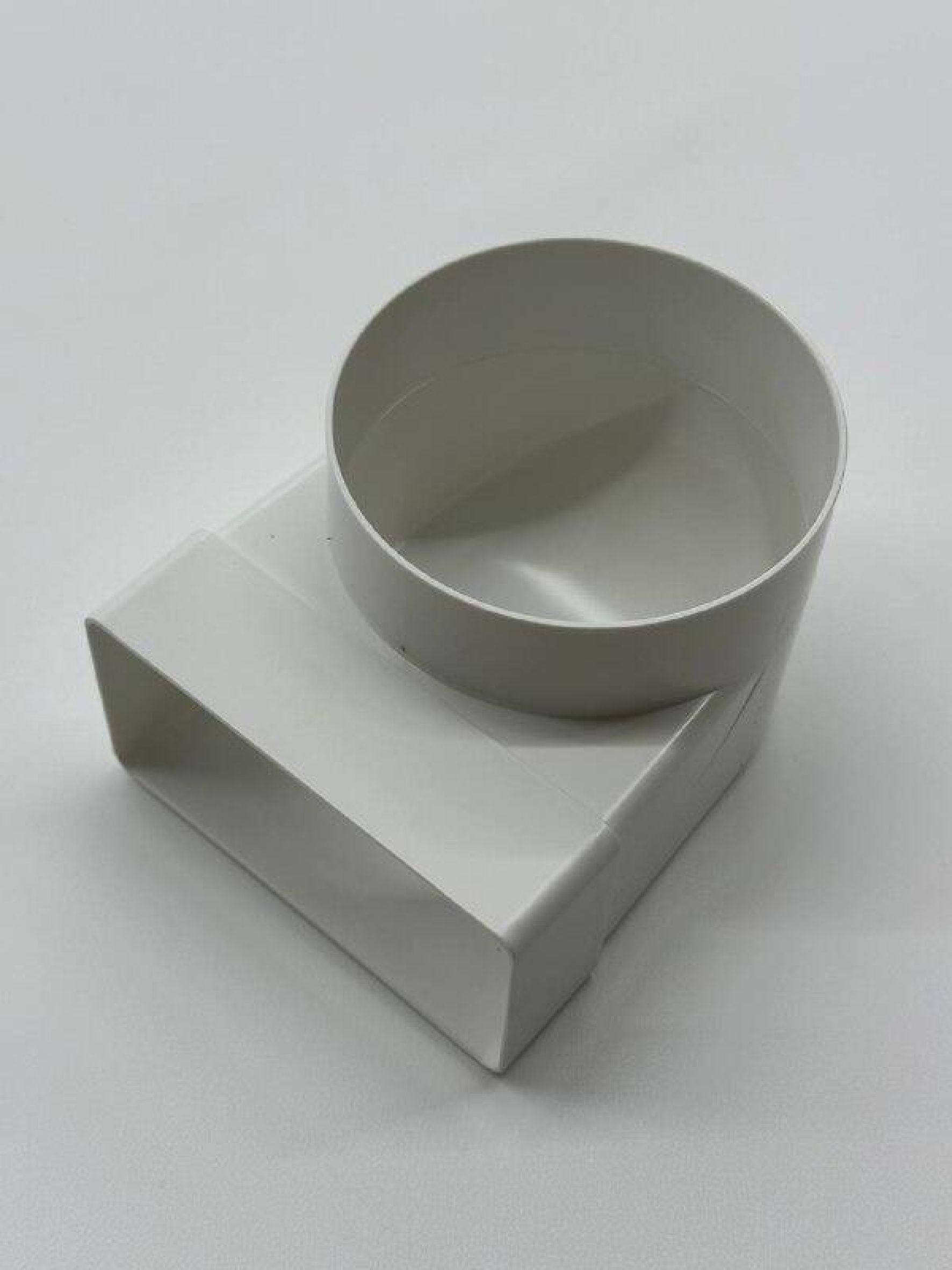 Вентилятор скрытого монтажа D100*H57 +переходник угловой D100*55*110 (комплект)