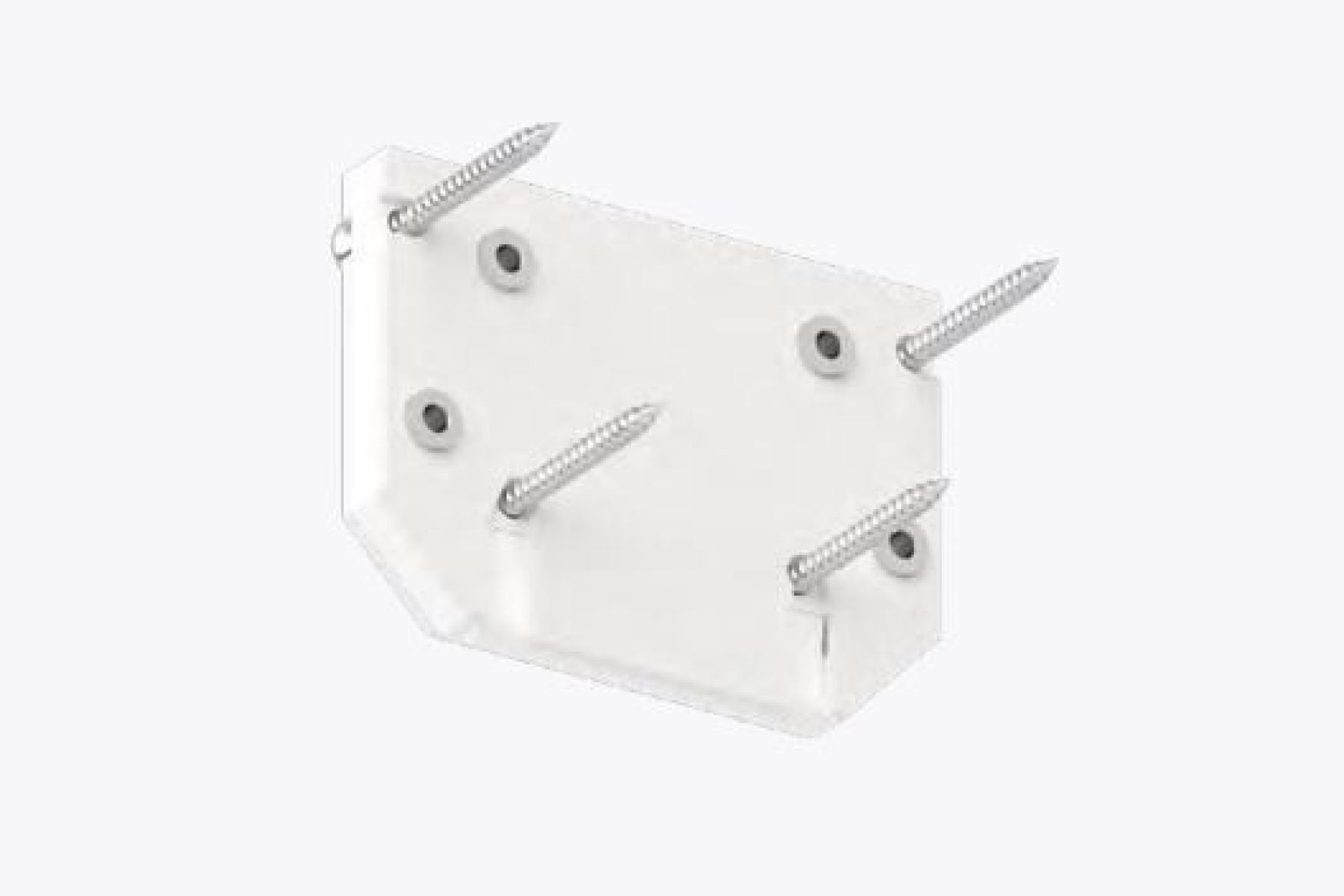 Торцевая заглушка  SLOTT CANYON,  белая