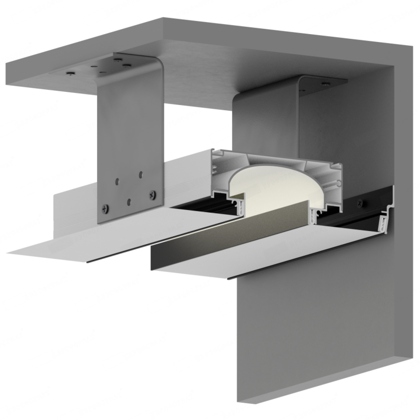 Нишевая световая линия белая SLOTT 50