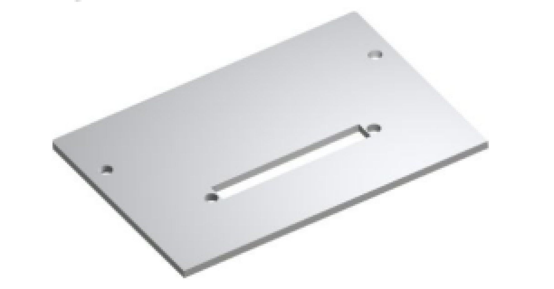 Торцевая заглушка с вырезом 45 мм.