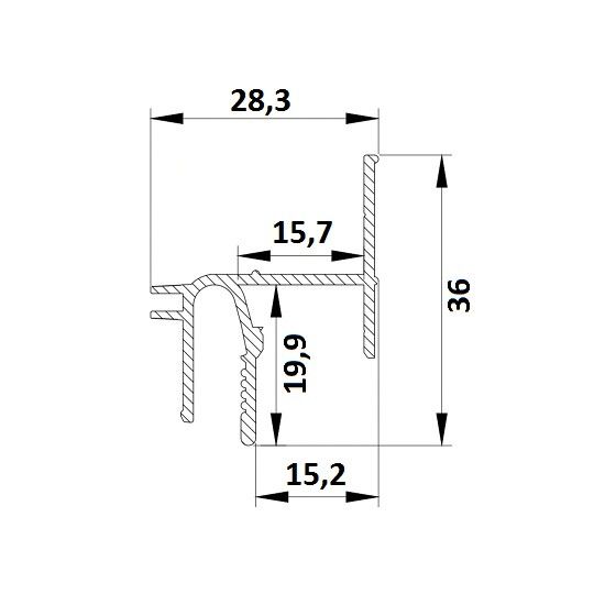 Профиль LumFer Clamp Supra 