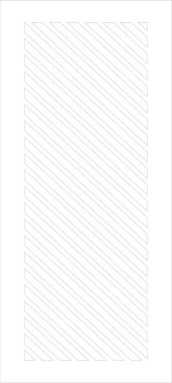 Решетка магнитная, белая, прямоугольная (диагональные линии) 140*340