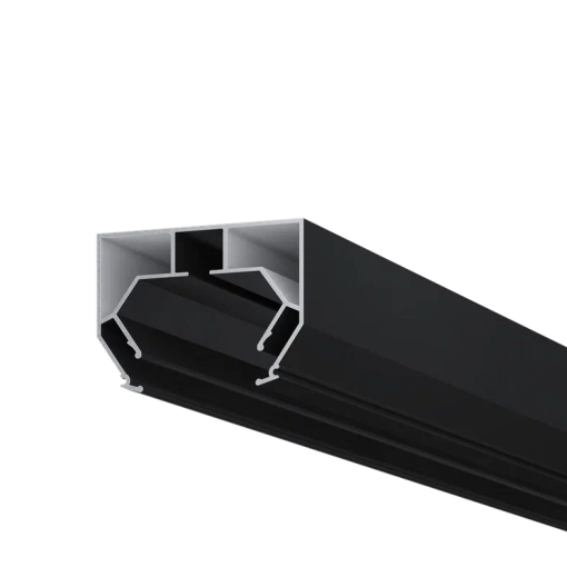 Профиль АМ 1 ГАРДИНА Однорядная Черный\Белый