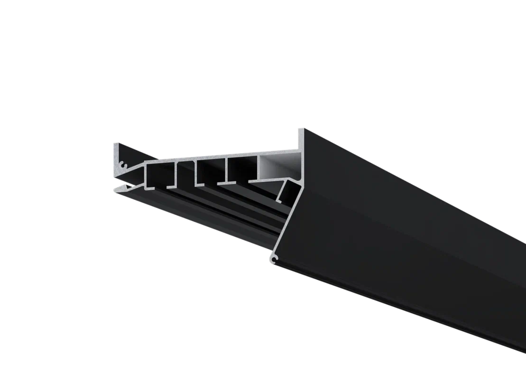 Профиль ПК 12 Гардина ТРЕХРЯДНАЯ Черный