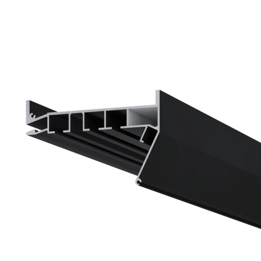 Профиль ПК 12 Гардина ТРЕХРЯДНАЯ Черный