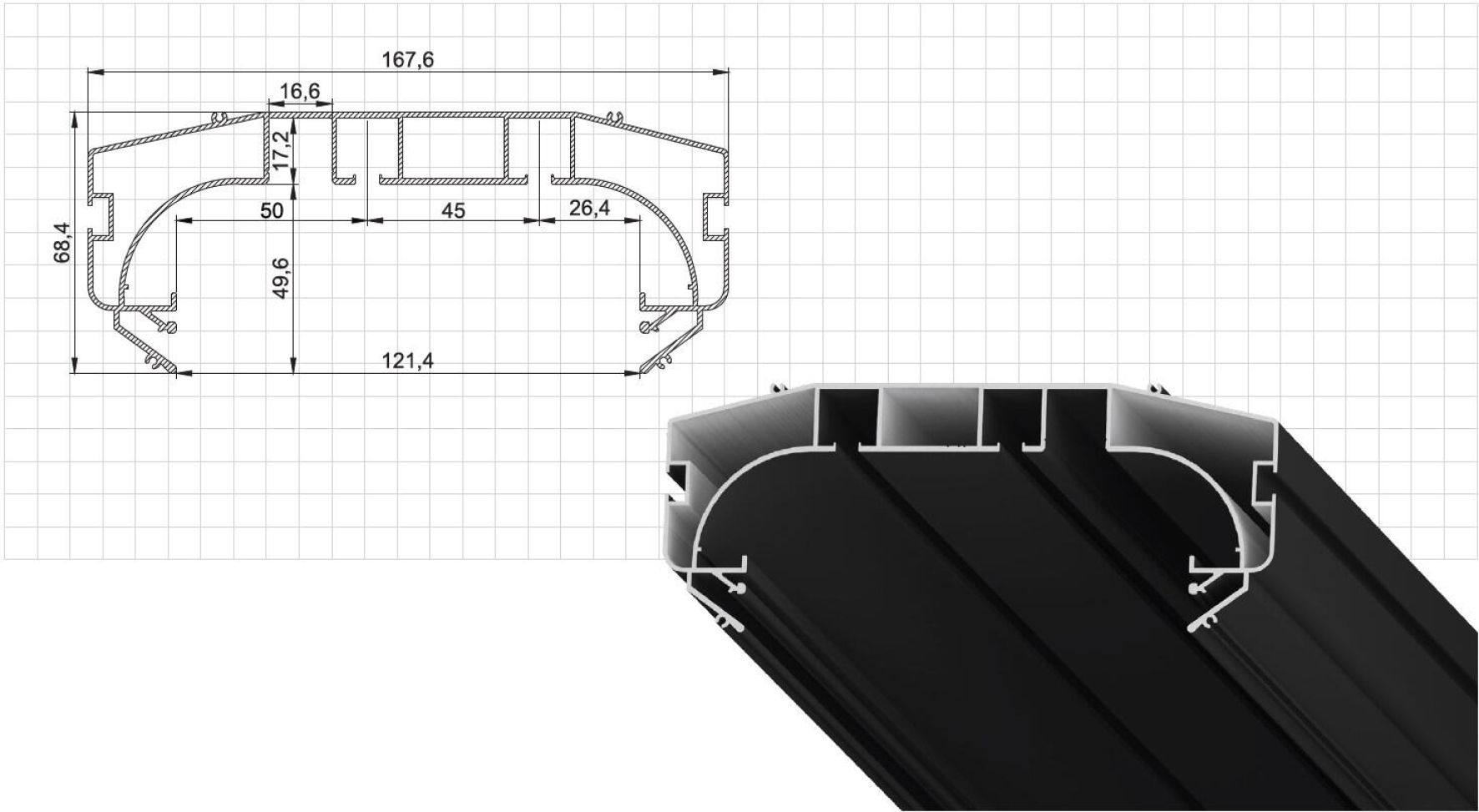 Профиль LumFer SK Magnum