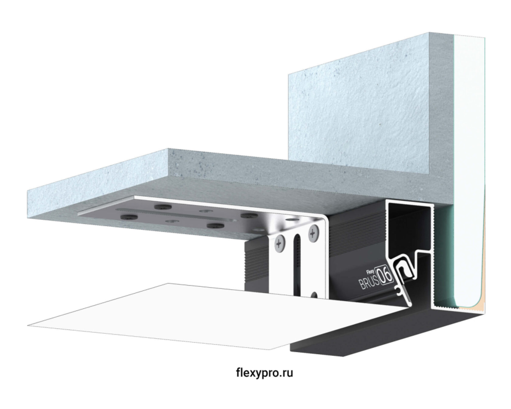 Теневой профиль BRUS 06 (ПФ 8608)