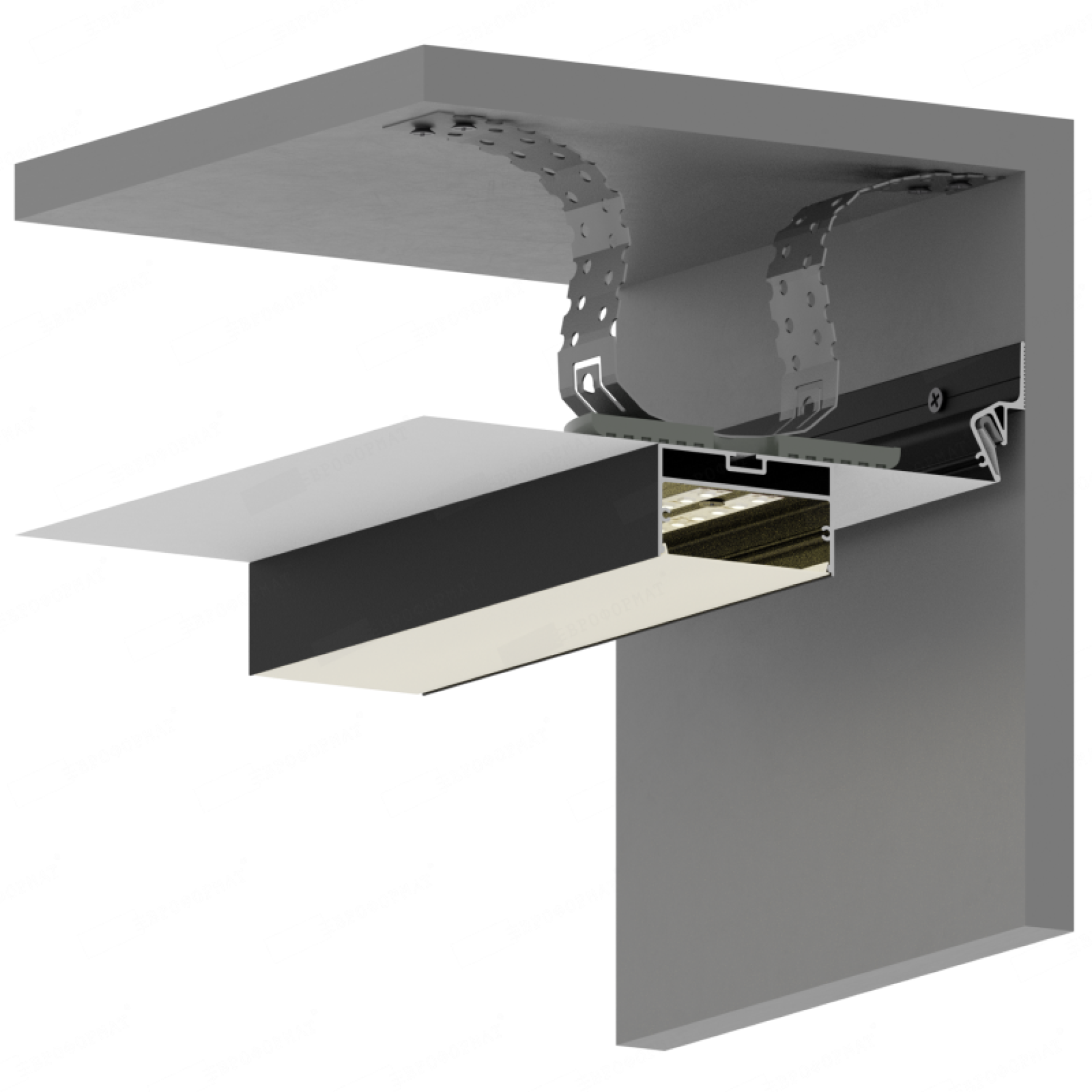 Универсальный профиль для изготовления накладных SVET 50 (ПФ 2682)