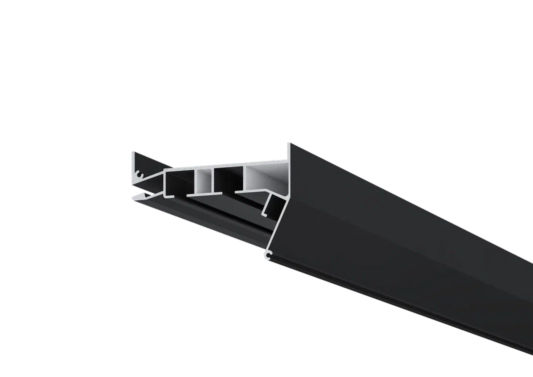 Профиль ПК 15 Гардина Двухрядная Черная