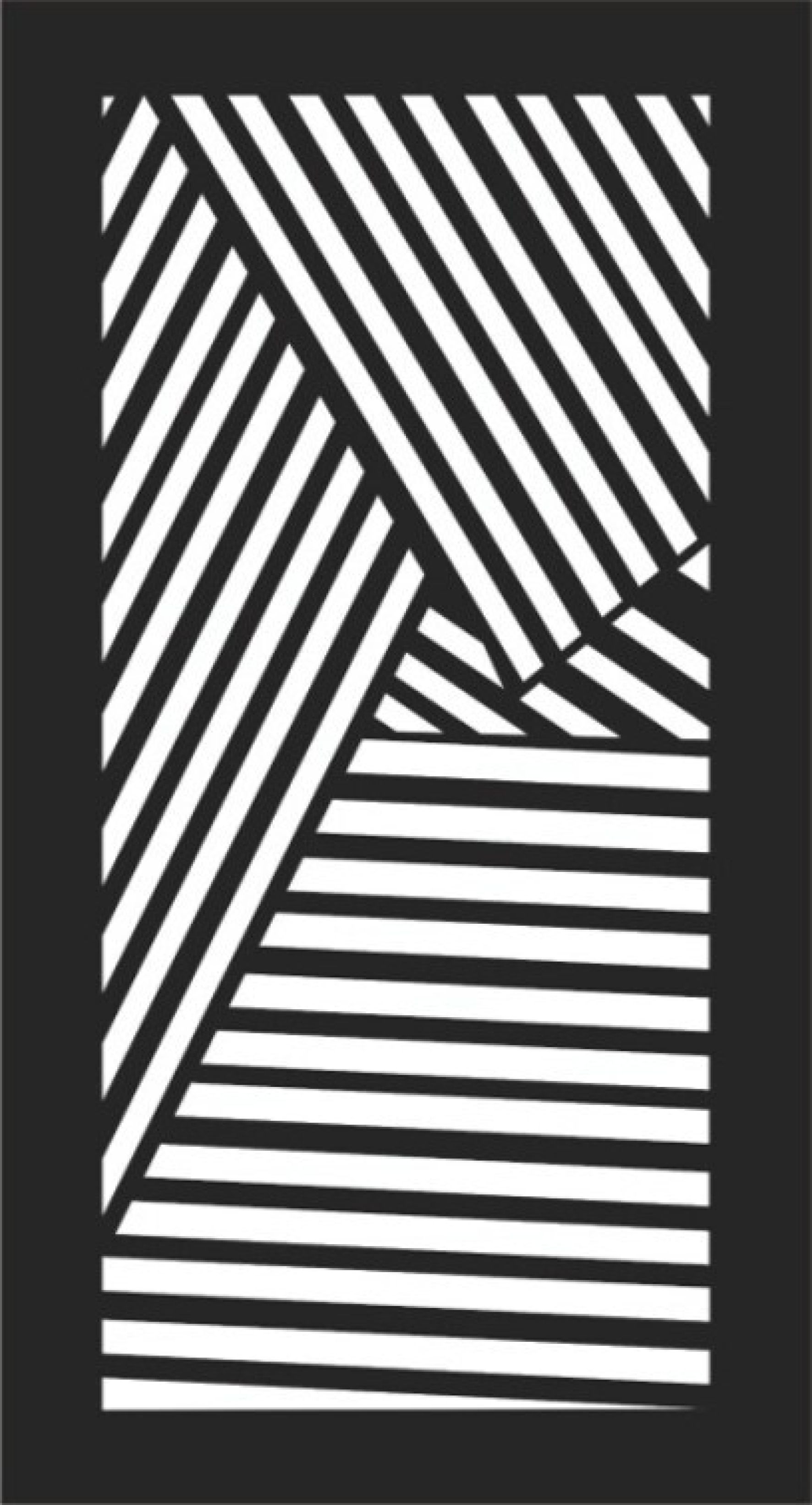 Решетка магнитная, черная, прямоугольная (Кривые линии) 200*100