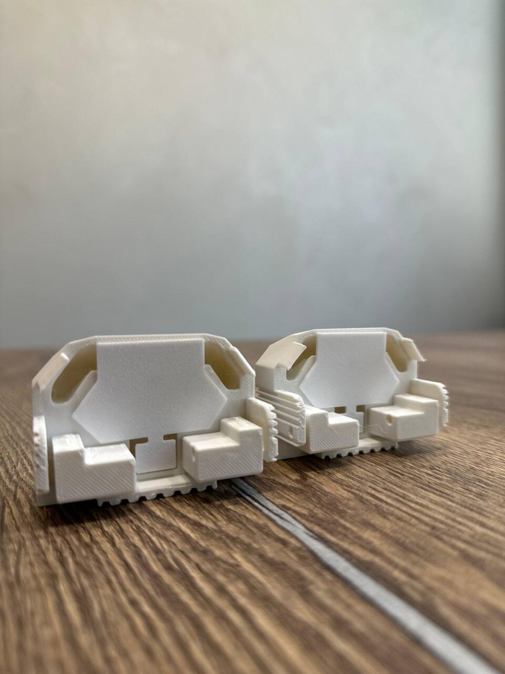 Торцевая заглушка для АМ 1 (внутр.\внеш.) комплект белый 