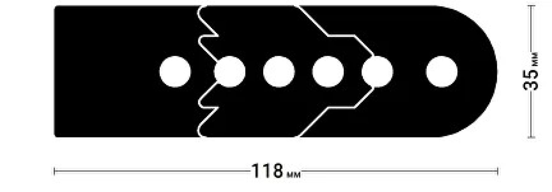 Приспособление для зарезки экрана 3см SLANEC 01