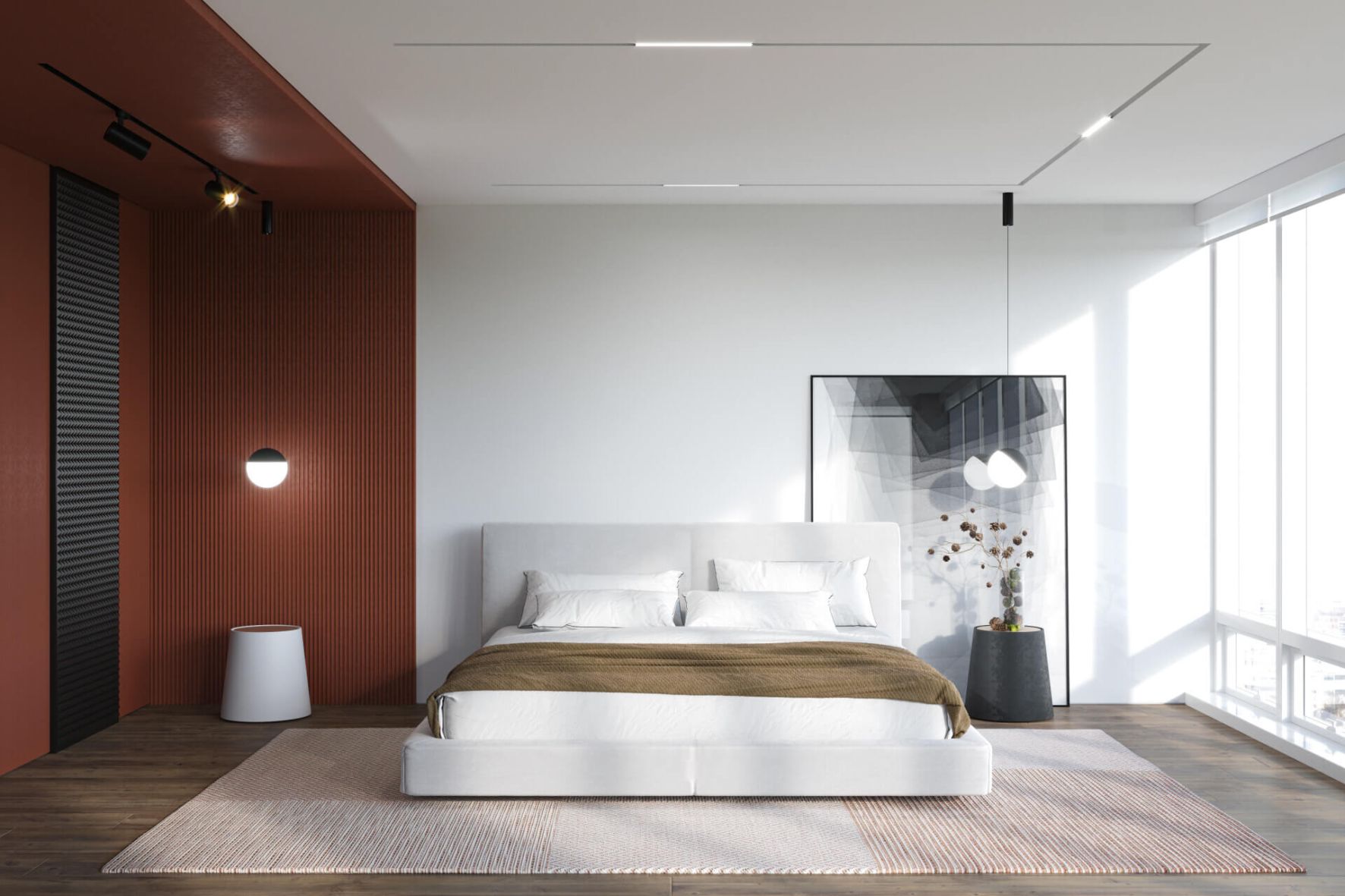 Система для встраивания трехфазного трека (видимый фиксатор светильника) черный SLOTT INTRUDER 