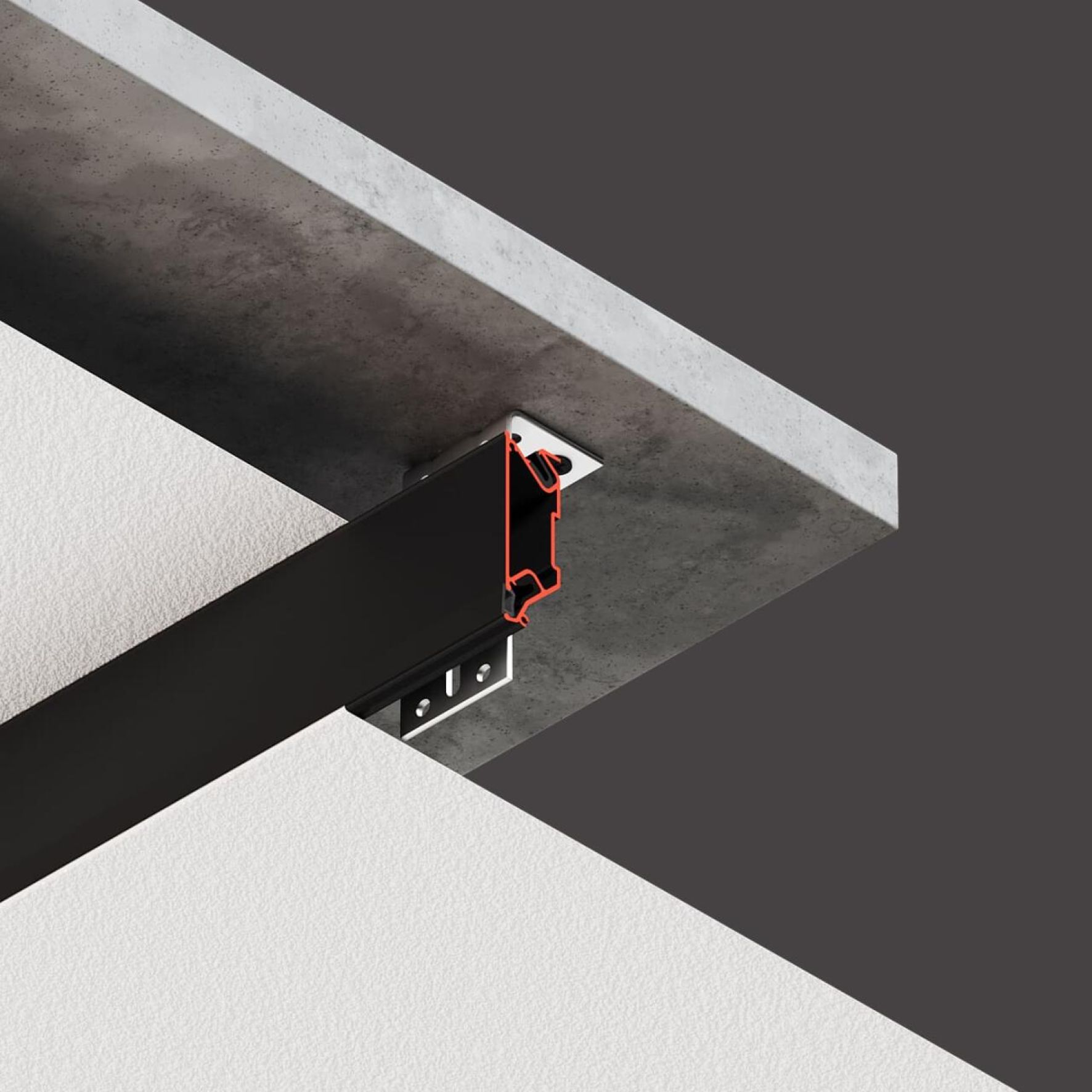 Профиль для натяжных потолков BRUS 03 (ПФ 8153)