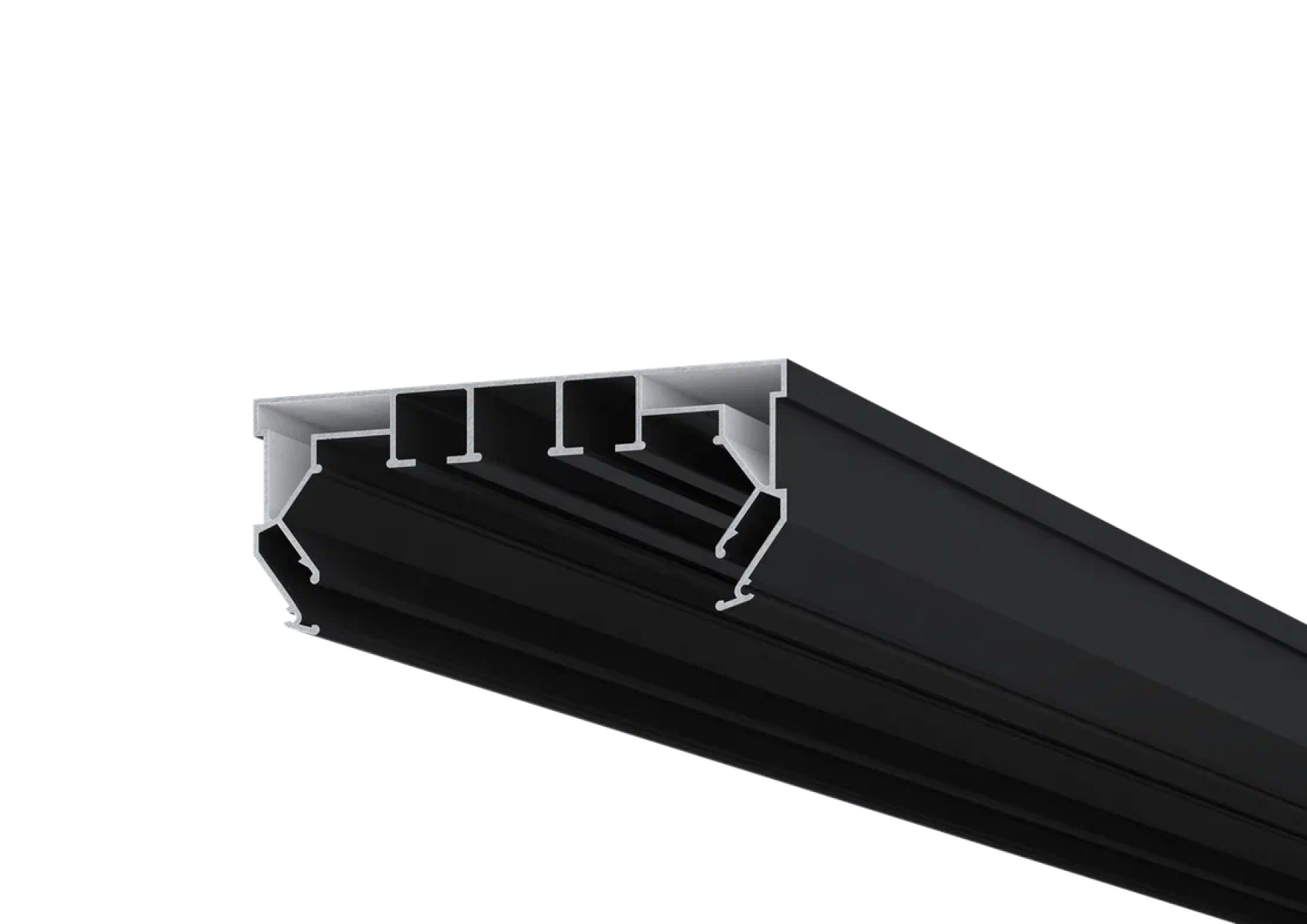 Профиль ПК 14 Гардина Двухрядная Черный