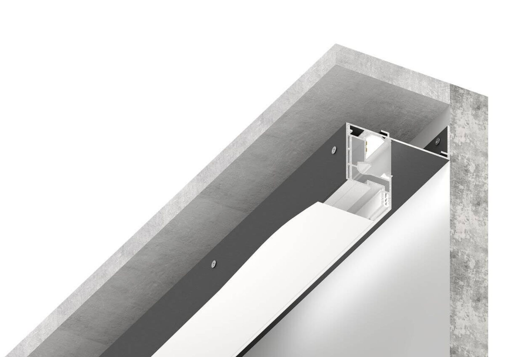 Парящий профиль черный SLOTT VILLAR KIT 