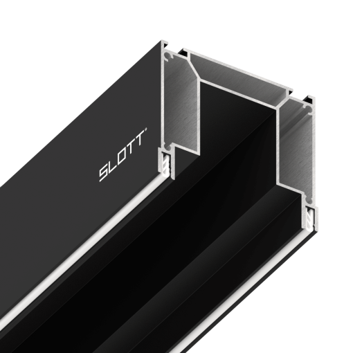 Система для встраивания трехфазного трека (скрытый фиксатор светильника) SLOTT INTRUDER