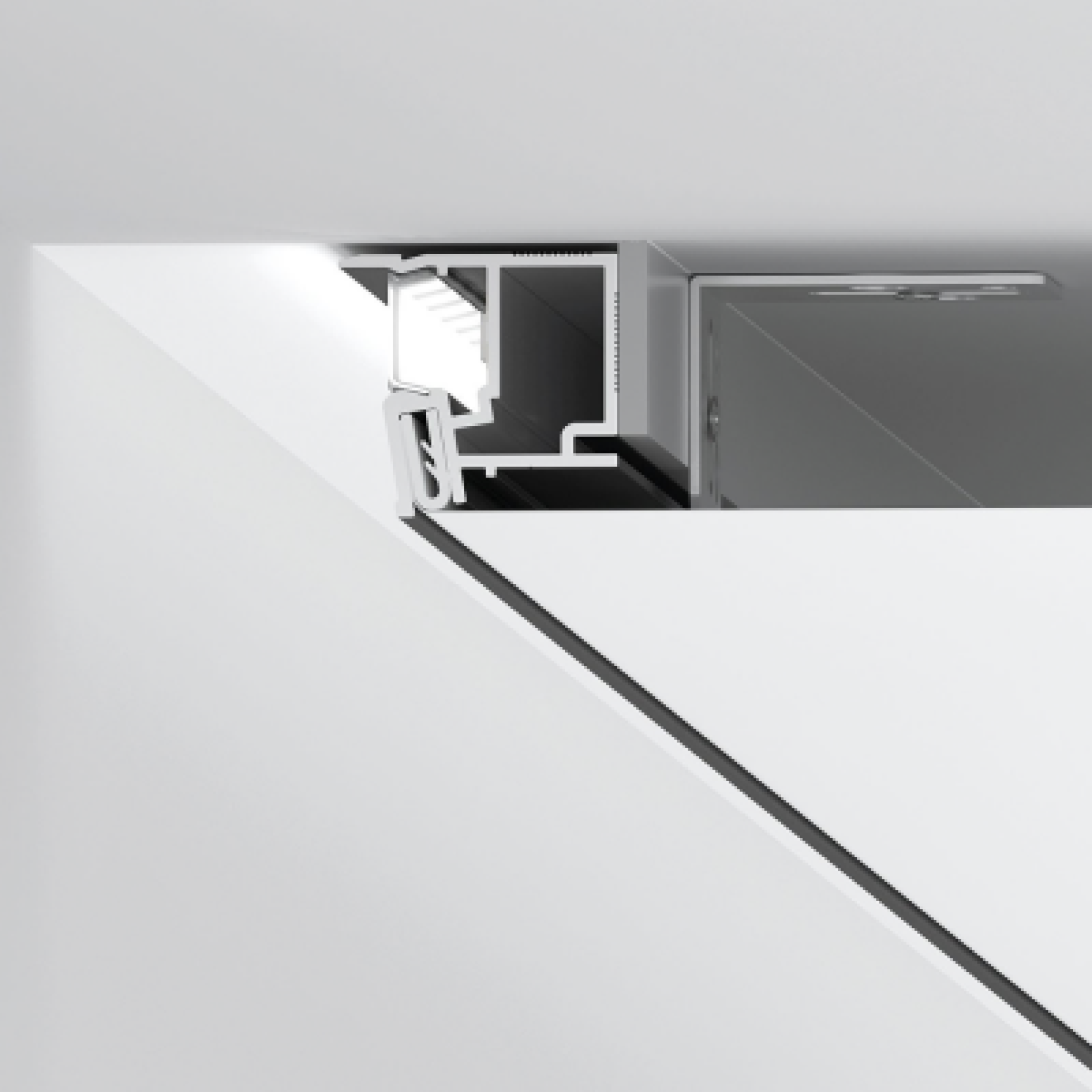 Парящий профиль белый SLIM VILLAR