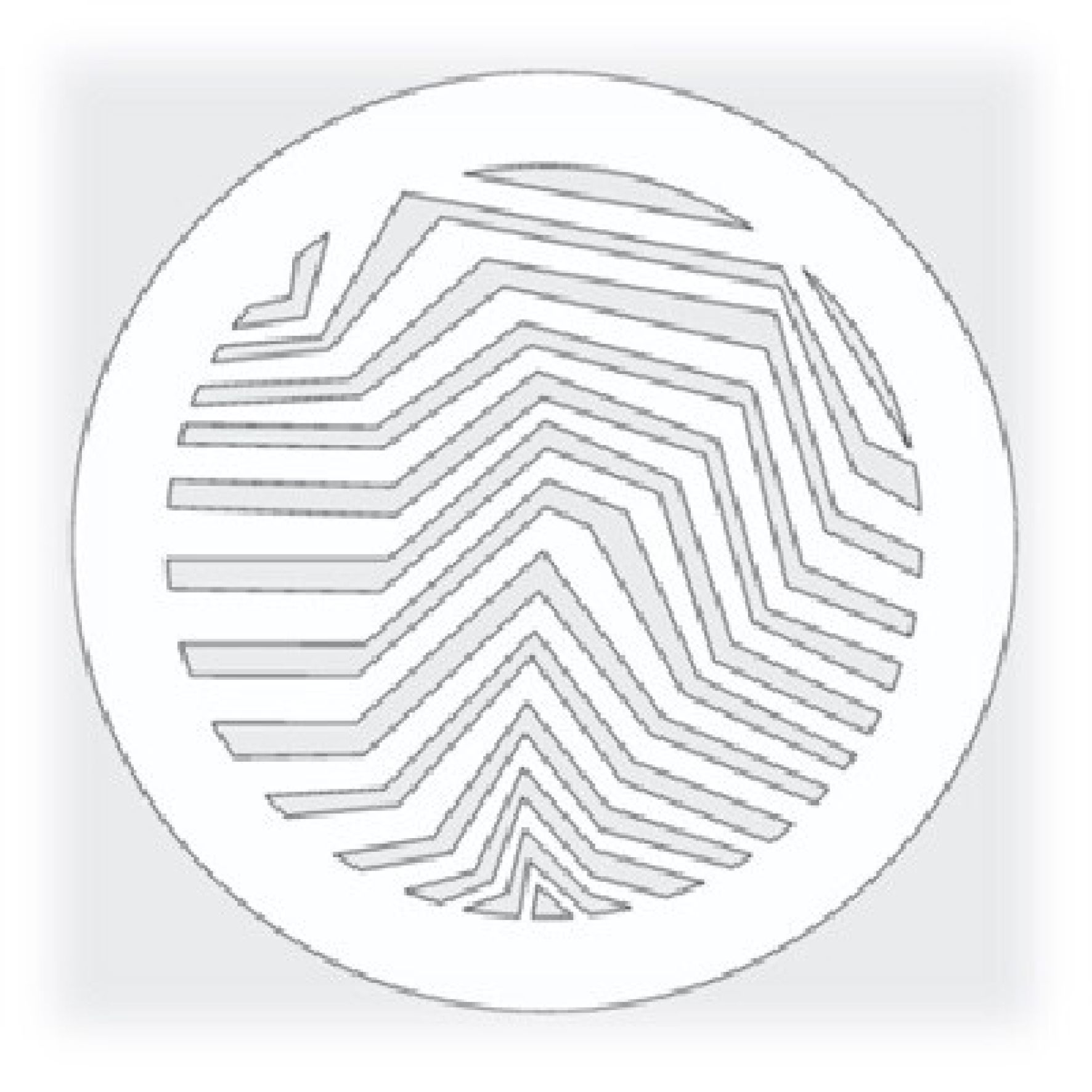 Решетка магнитная, белая, круглая (зигзаг) D 100 (наружный 130)