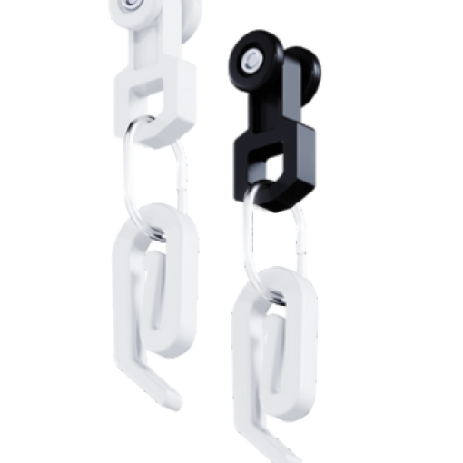 БЕГУНОК Применяется к Г-образным гардинам и Shtorka 01 (упаковка 100 шт.)