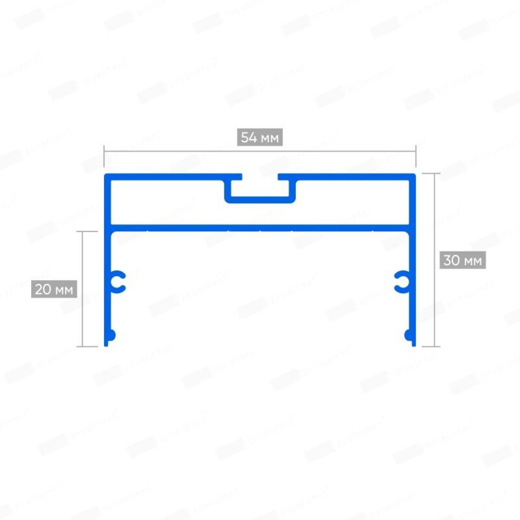 Универсальный профиль для изготовления накладных SVET 50 (ПФ 2682)
