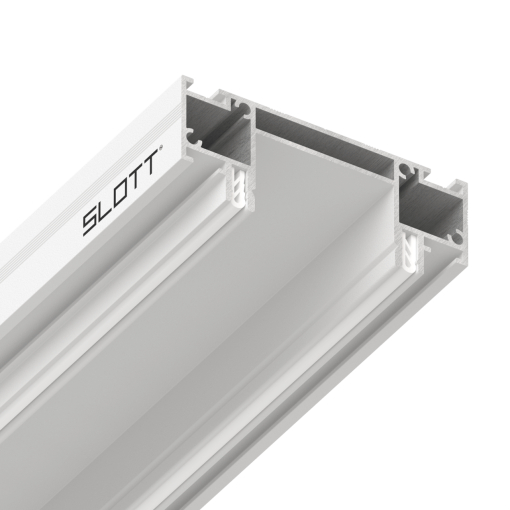 Система для встраивания однофазного трека (видимый фиксатор светильника) SLOTT INTRUDER 