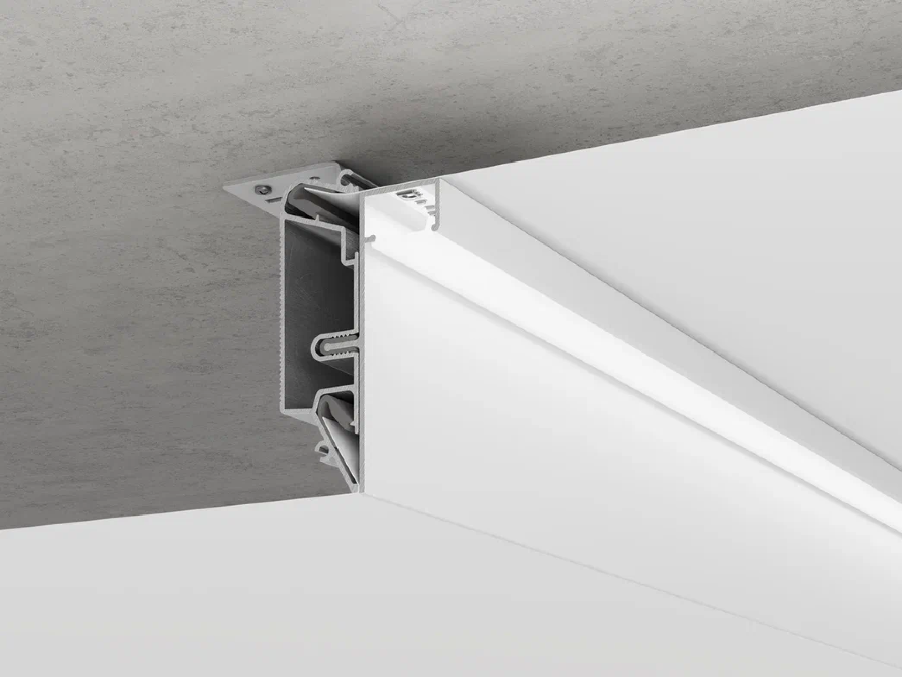 ALTEZA бампер ал. для ниш (Sigma LED \NEO ) Белый