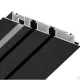 Карнизный профиль шириной 140 мм L2 черный UMBRA