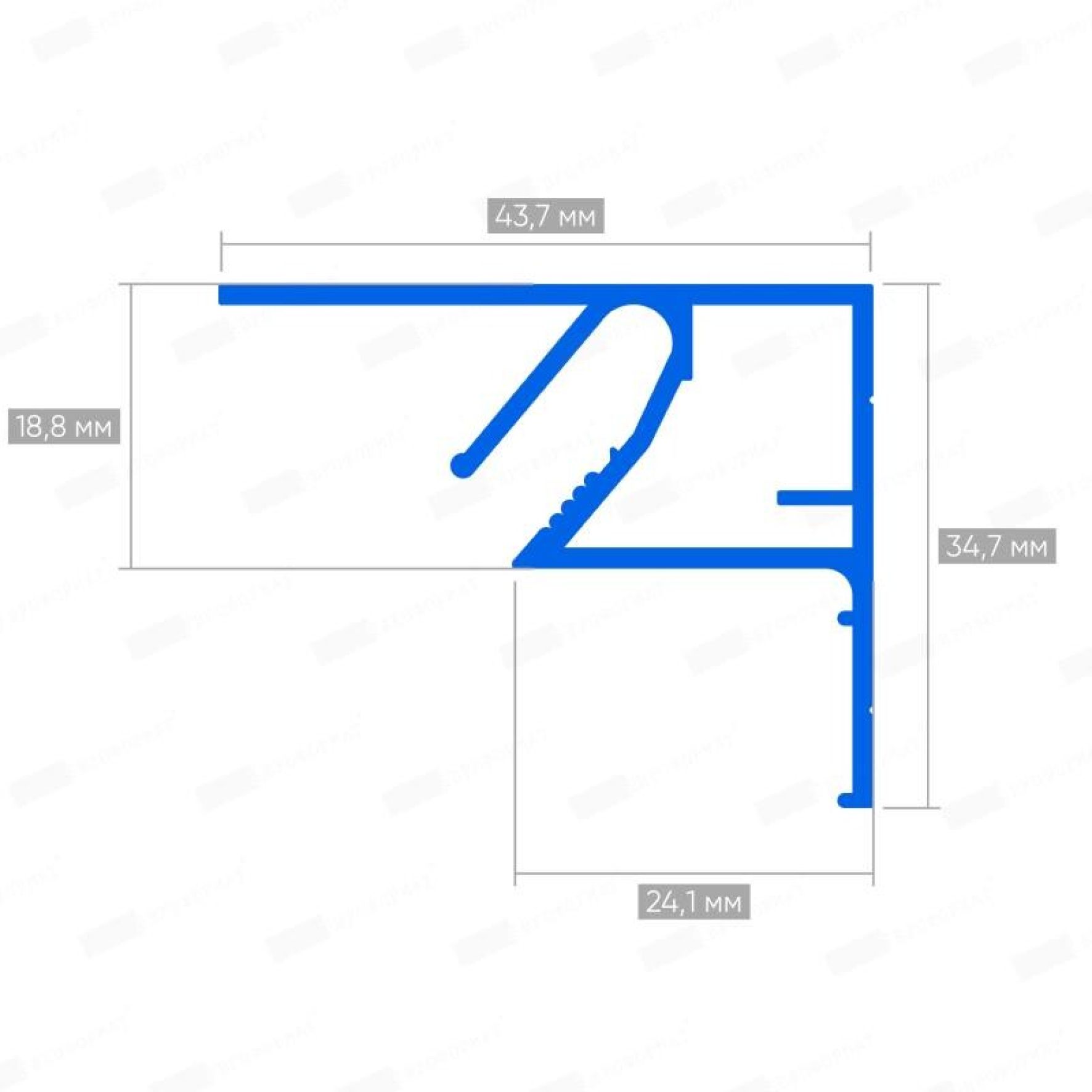 Профиль LumFer Clamp Top