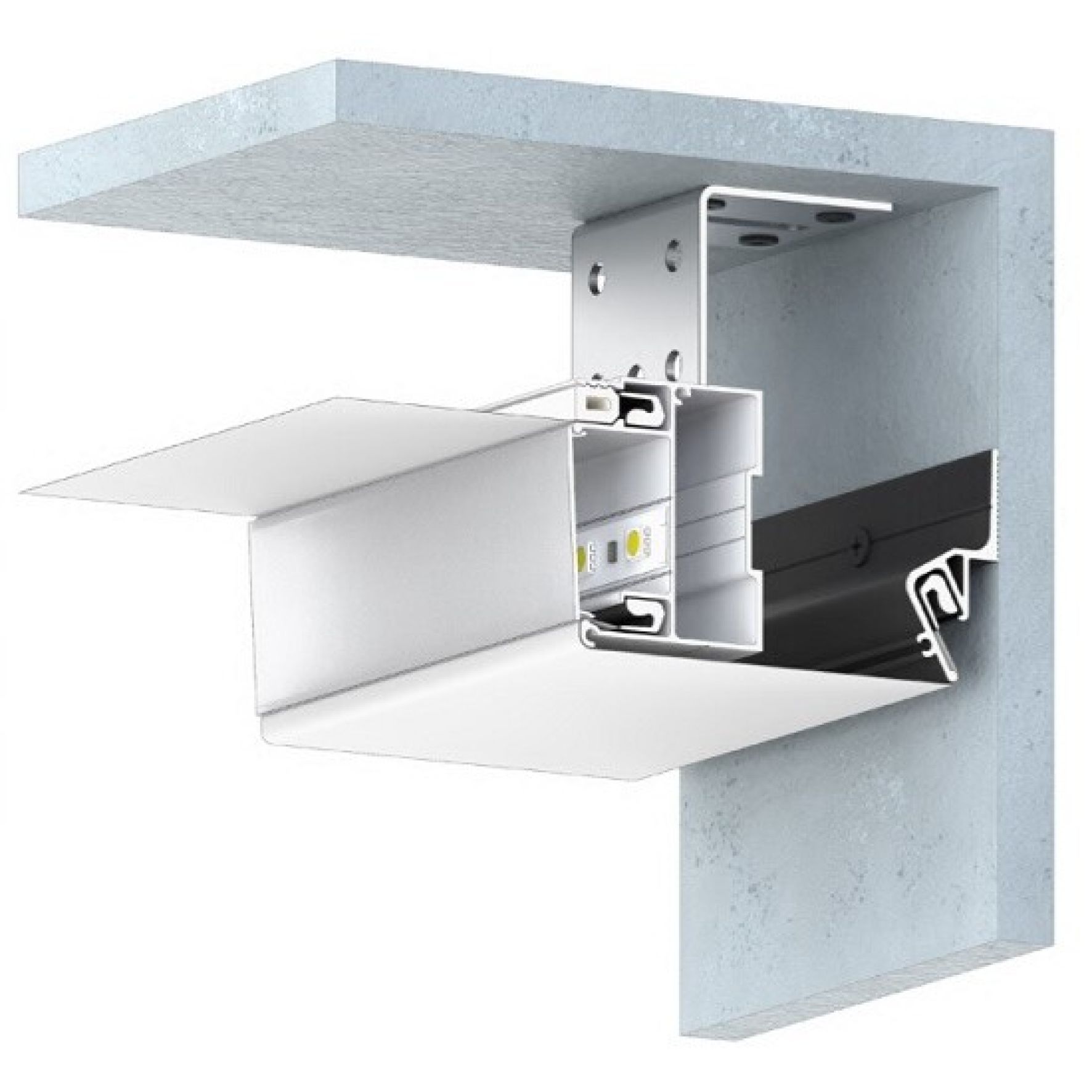 Профиль для натяжных потолков BRUS 02 (ПФ 8245)