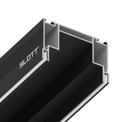 Система для встраивания однофазного трека (скрытый фиксатор светильника) SLOTT INTRUDER 