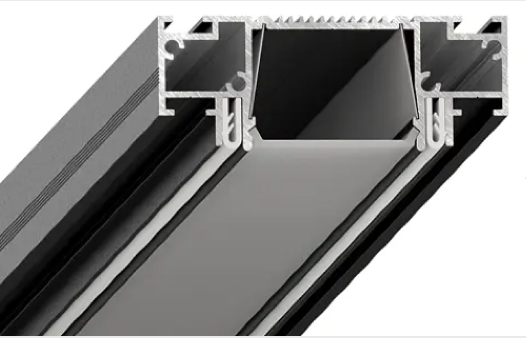 Световая линия черная SLIM LINE