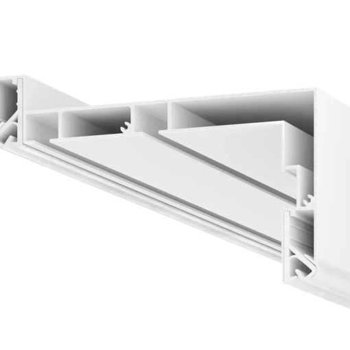 М 6 Карниз для ткани Белый\Черный
