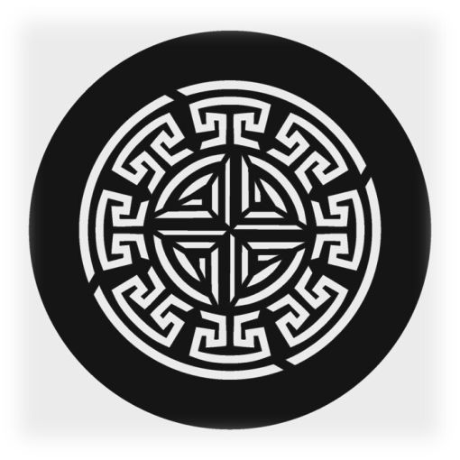 Решетка магнитная, круглая (Орнамент) 